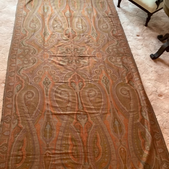 Antique 1860’s Scottish wool paisley shawl - Picture 5 of 7